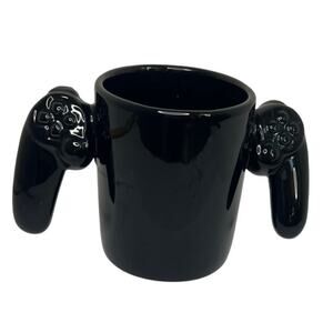 Big Mouth Inc "Game Over" Mug Black Ceramic Game Controller